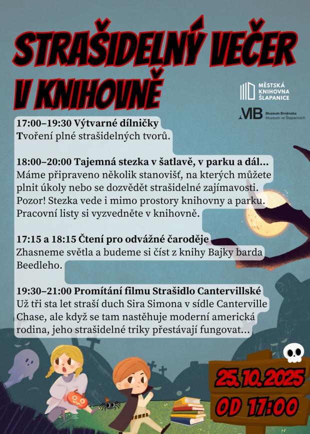 Strašidelný večer v knihovně