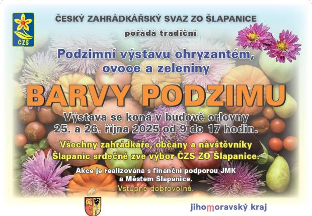 Podzimní výstava Barvy podzimu