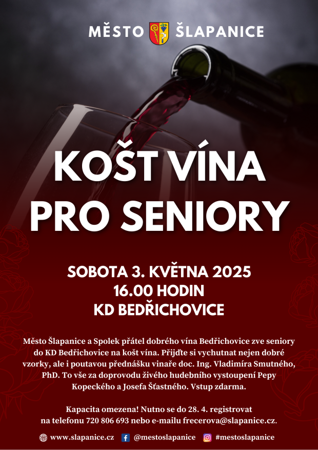 Košt vína pro seniory