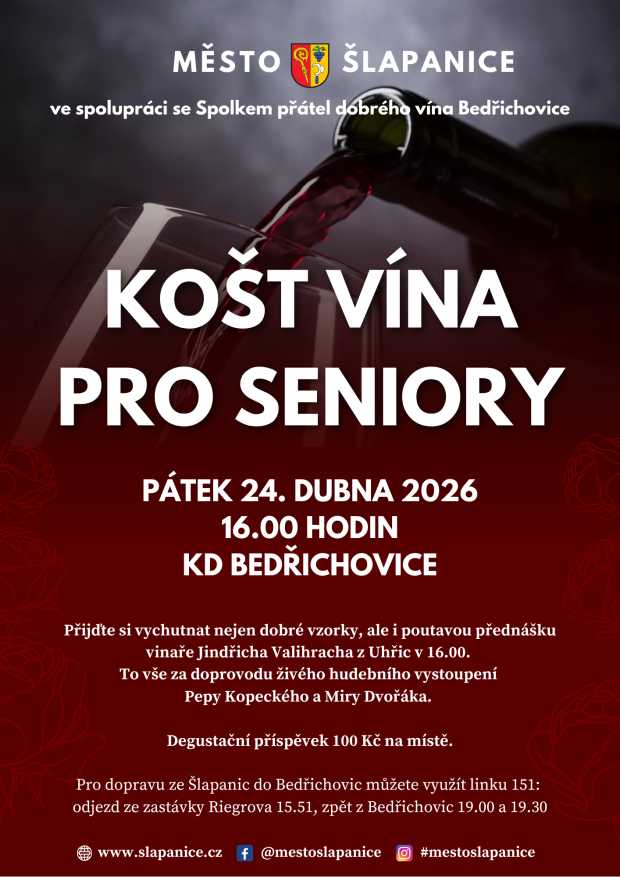 Košt vína pro seniory