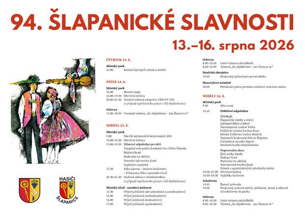 Šlapanické slavnosti - setkání bývalých stárků