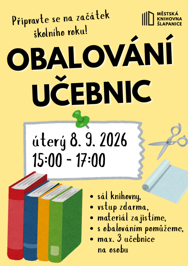 Obalování učebnic