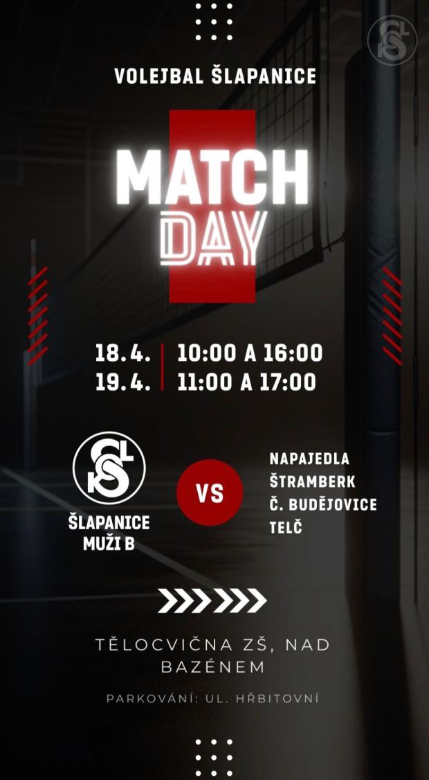 Match day Volejbal Šlapanice