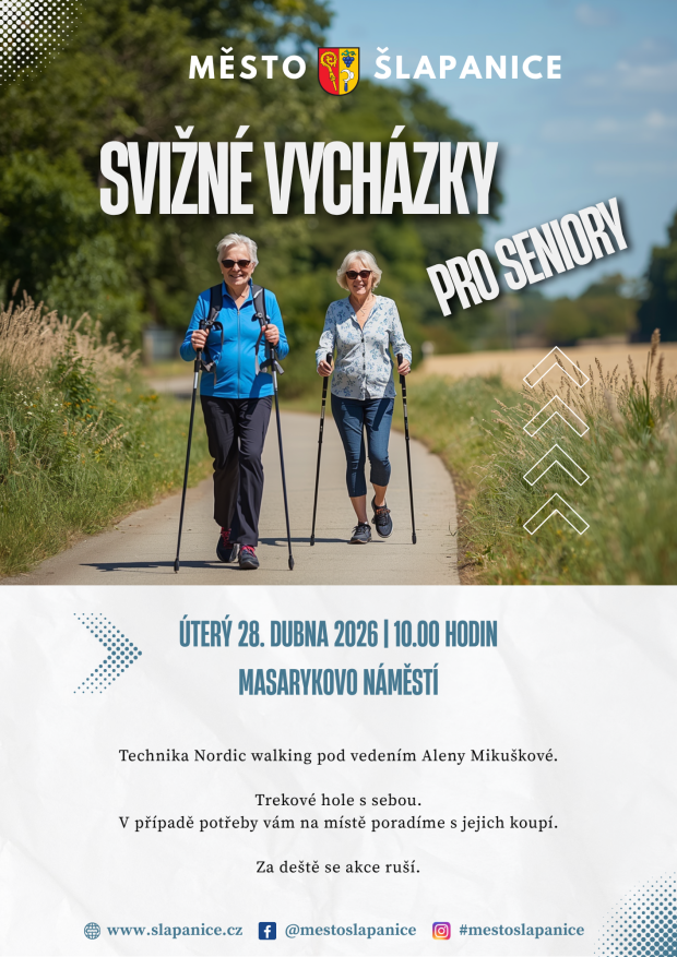 Svižná vycházka pro seniory