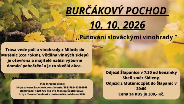 Burčákový pochod Milotice