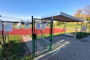 Atletický areál - vstup